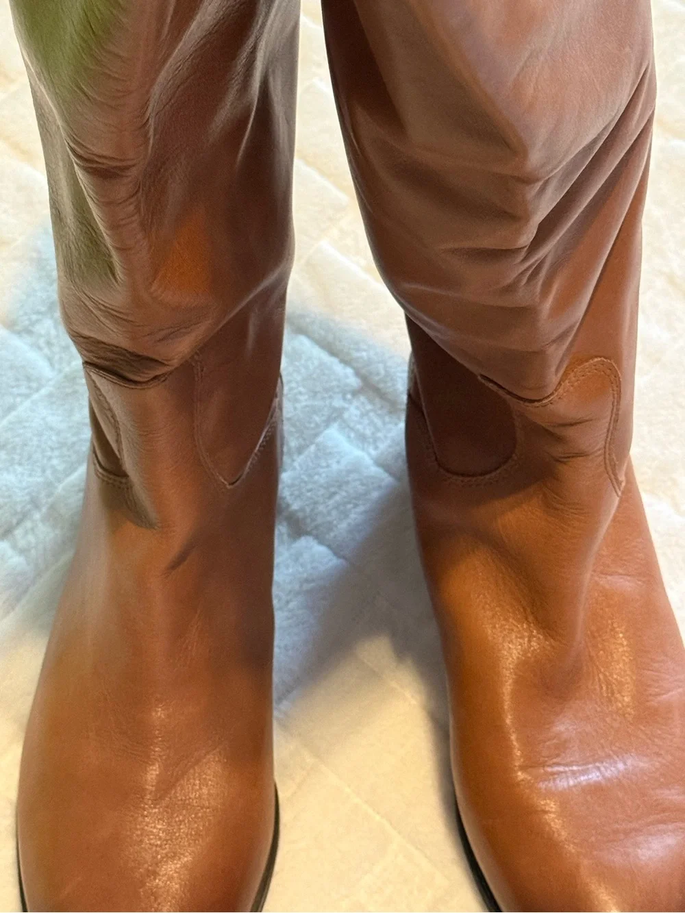 Sam Edelman Penny Leather Knee High Riding Boots Brown Women’s size 11 -EUC